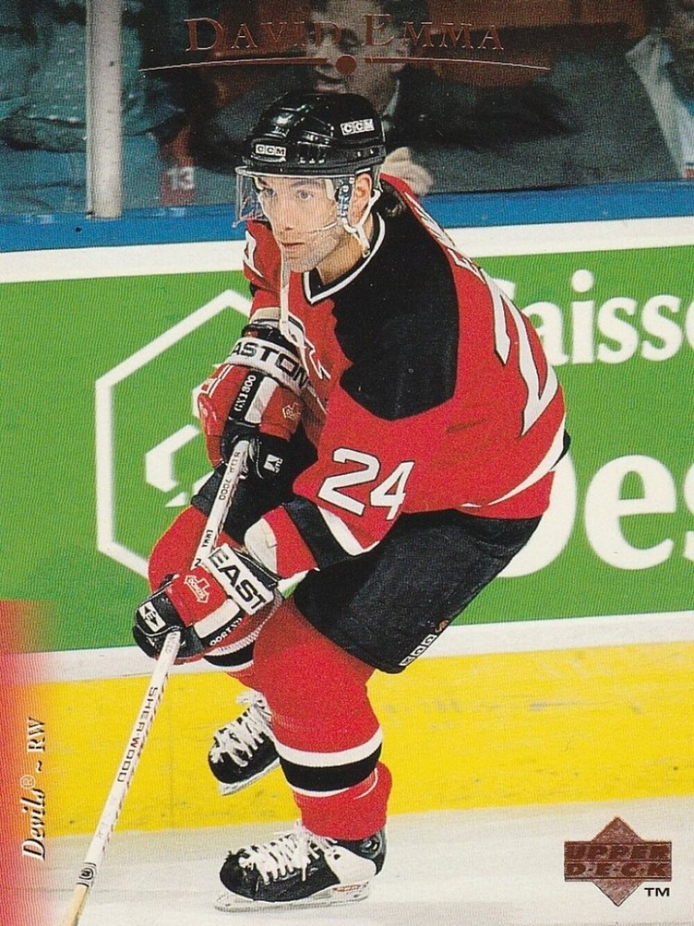 David Emma - 1995 Upper Deck Hockey Card